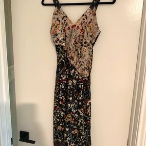 Burberry silk shift dress.